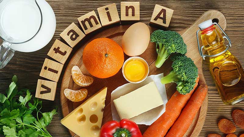 Bệnh nhân bị tổ đỉa và ghẻ nước nên bổ sung thực phẩm giàu vitamin A