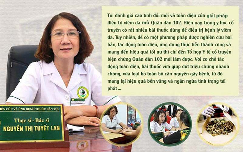 Bác sĩ Nguyễn Thị Tuyết Lan - Nguyên trưởng khoa khám bệnh bệnh viện YHCT Trung ương đánh giá về bài thuốc