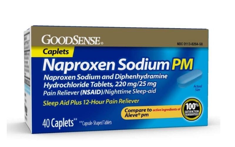 Naproxen sử dụng với mục đích kháng viêm