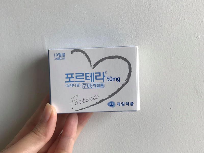 Thuốc tăng cường sinh lý nam Hàn Quốc Viagra Fortera được đánh giá cao về tính hiệu quả