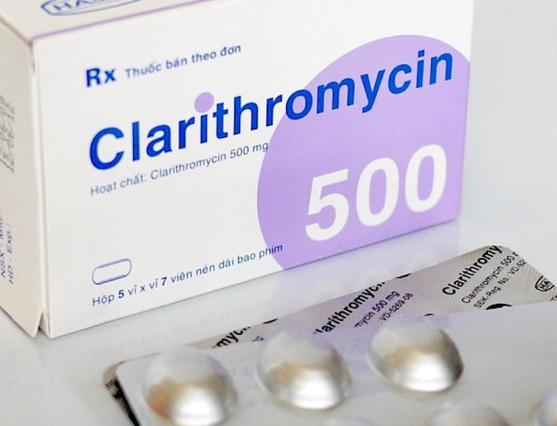Thuốc đặc trị vi khuẩn HP Clarithromycin