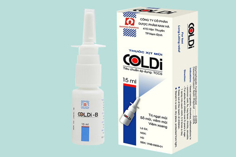 Coldi - B được sản xuất bởi công ty dược phẩm Nam Hà - khá nổi tiếng trong nước