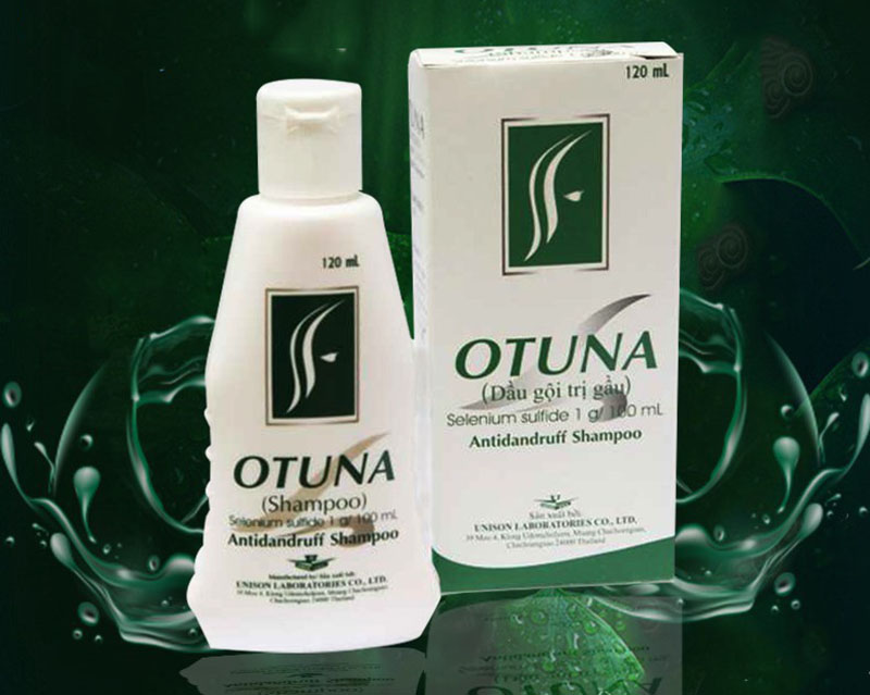 Dầu gội trị gàu Otuna được sử dụng cho người bệnh nấm da đầu, gàu hoặc các dạng viêm da tiết bã da đầu