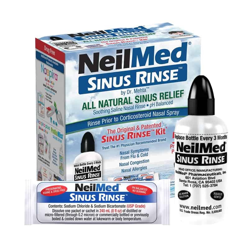 Thuốc viêm xoang NeilMed Sinus Rinse có thể dùng cho cả trẻ nhỏ