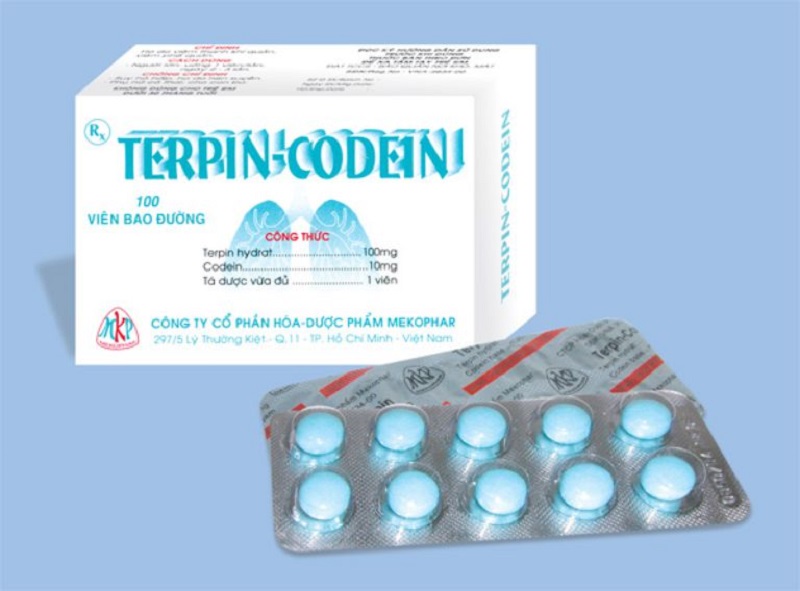 TerinCodein là loại thuốc thương được kê đơn cho người viêm họng kèm ho đờm