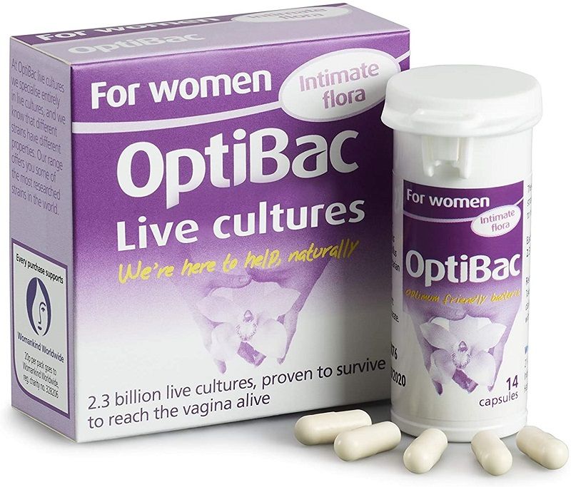 Sản phẩm Optibac hay còn gọi là Optibac tím có khả năng hỗ trợ điều trị bệnh lý viêm âm đạo, viêm lộ tuyến