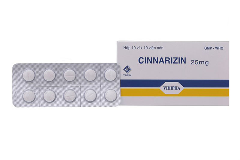 Thuốc bổ não Cinnarizin có tác dụng làm giảm hoạt tính co mạch