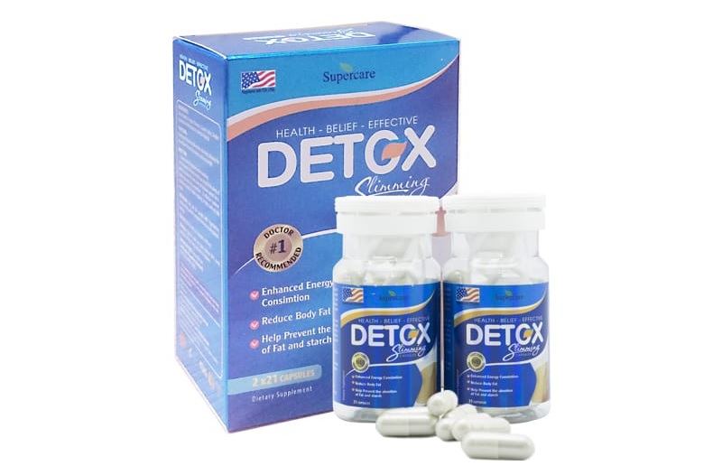 Detox Slim là viên uống giảm cân chiết xuất 100% thảo dược