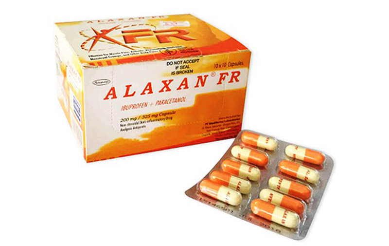 Alaxan được sản xuất bởi Công ty United Pharma, Việt Nam