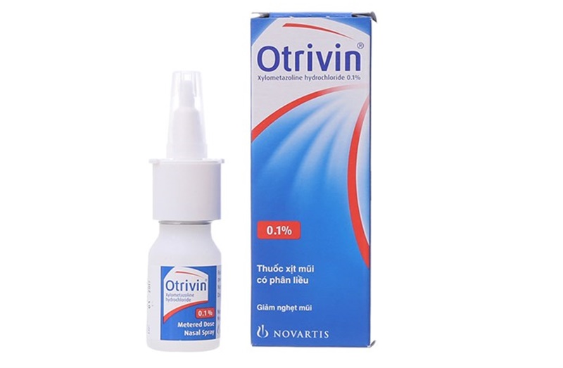 Otrivin được điều chế dưới dạng dung dịch xịt mũi