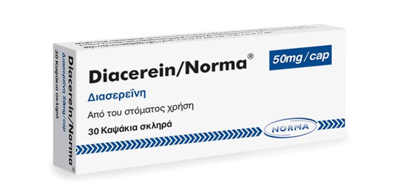 Thuốc trị thoái hóa khớp gối phổ biến hiện nay là Diacerein