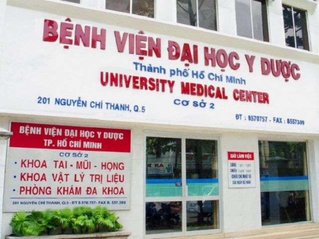 Bệnh viện đại học y dược TPHCM là một trong những cơ sở y tế hàng đầu phía nam