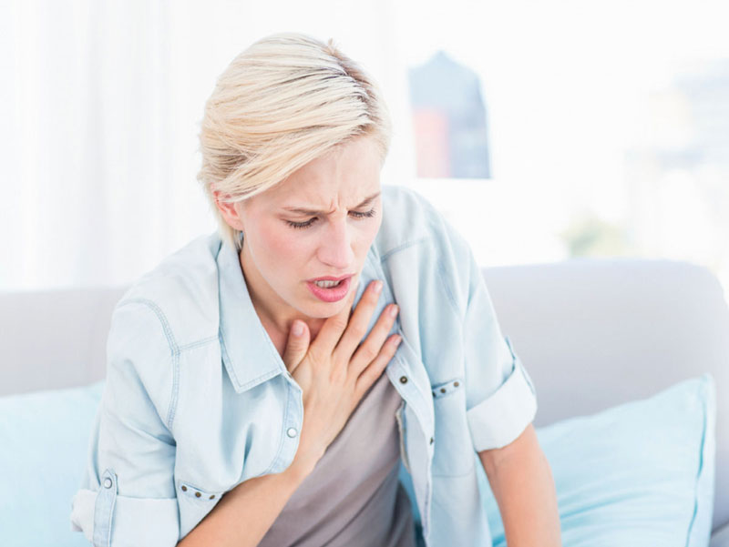 Khó thở là tình trạng người bệnh sẽ cảm thấy khó khăn trong việc hít thở