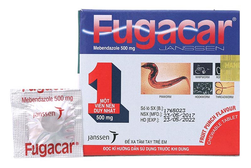 Fugacar có thể gây ra một số tác dụng phụ nhưng đa số biến mất chỉ sau một ngày sử dụng