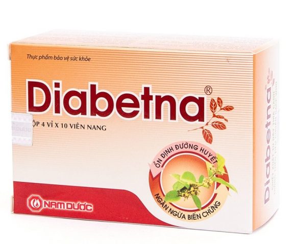 Sản phẩm trị tiểu đường Diabetna là viên uống thực phẩm chức năng hỗ trợ bảo vệ sức khỏe cho người mắc bệnh