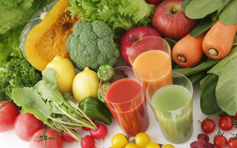 Bổ sung các loại vitamin từ rau củ quả, trái cây