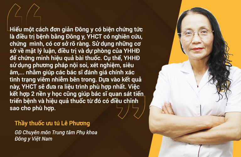 Bác sĩ Lê Phương chia sẻ phương pháp Đông y có biện chứng