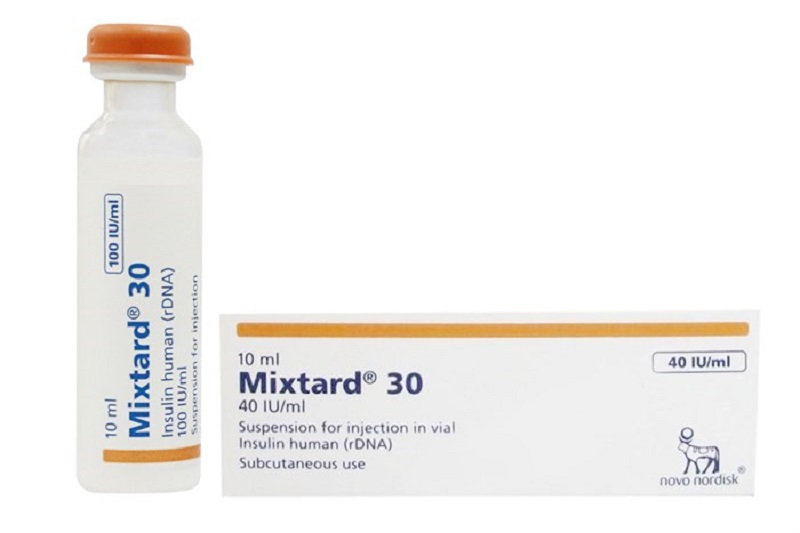 Dạng thuốc Mixtard được sử dụng nhiều