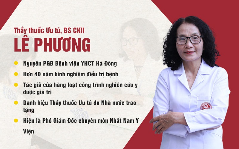 Thầy thuốc ưu tú, BSCKII Lê Phương - Phó Giám đốc chuyên môn Nhất Nam Y Viện