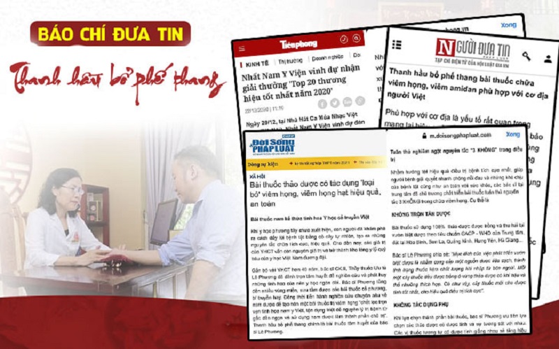 Báo chí đưa tin về hiệu quả thực tế của Thanh hầu bổ phế thang