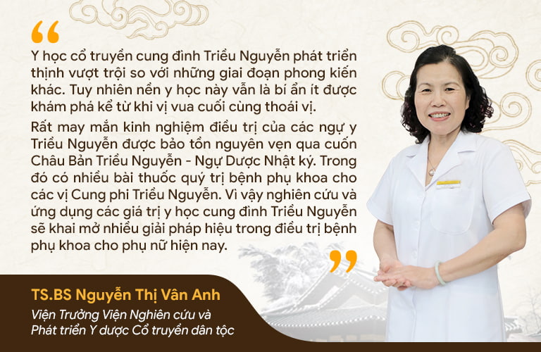 Bác sĩ Vân Anh chia sẻ về nền tảng y học ứng dụng cải tiến Phụ Khang Tán