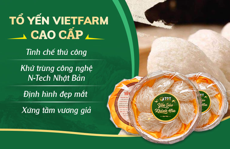 Sản phẩm yến sào của Trung tâm Vietfarm cung cấp ra thị trường